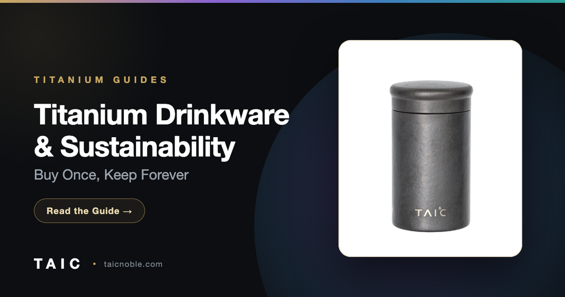 Titanium Drinkware & Sustainability: Buy Once, Keep Forever