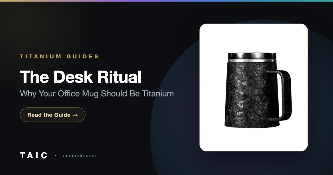 The Desk Ritual: Why Your Office Mug Should Be Titanium