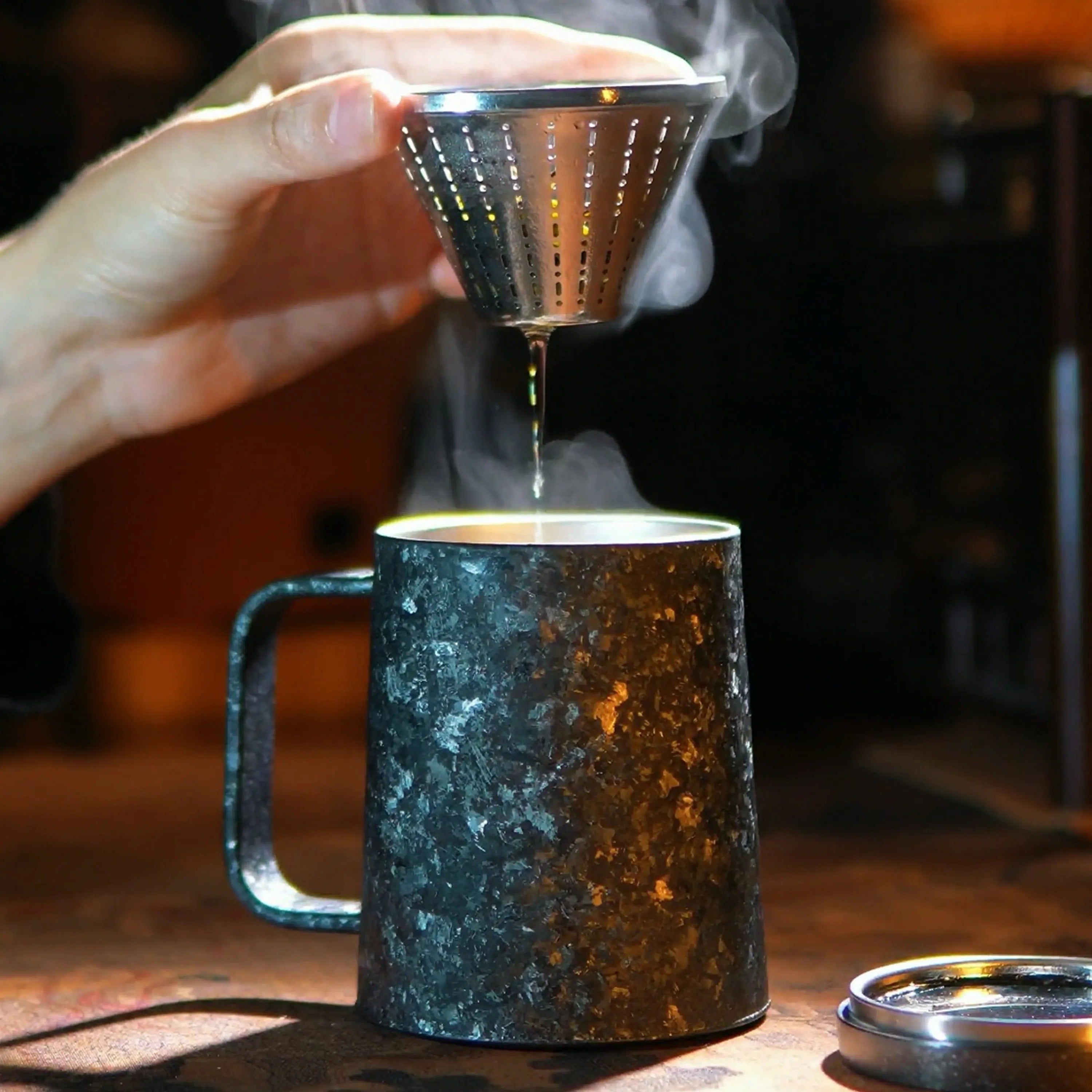 PURE TITANIUM OFFICE MUG