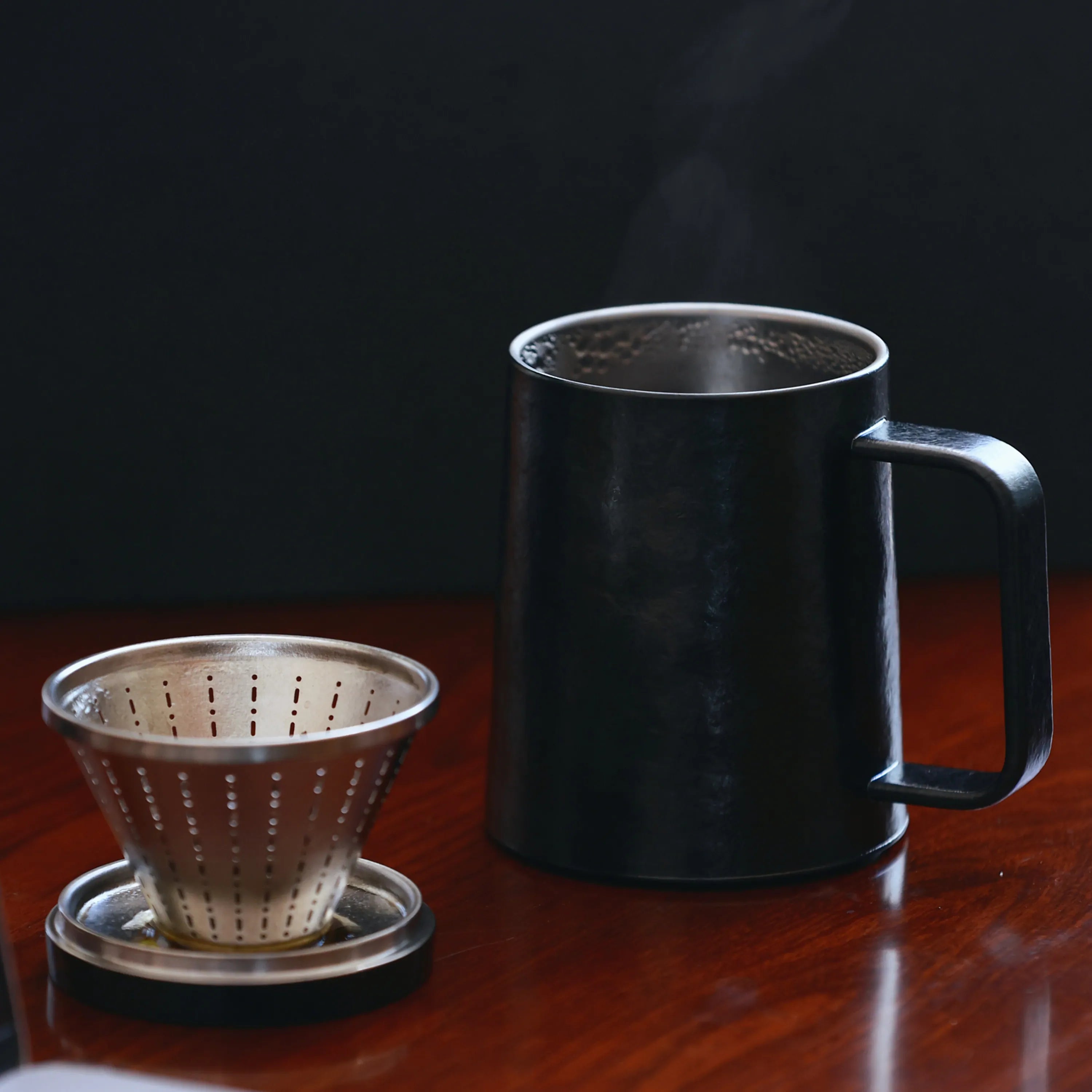 PURE TITANIUM OFFICE MUG