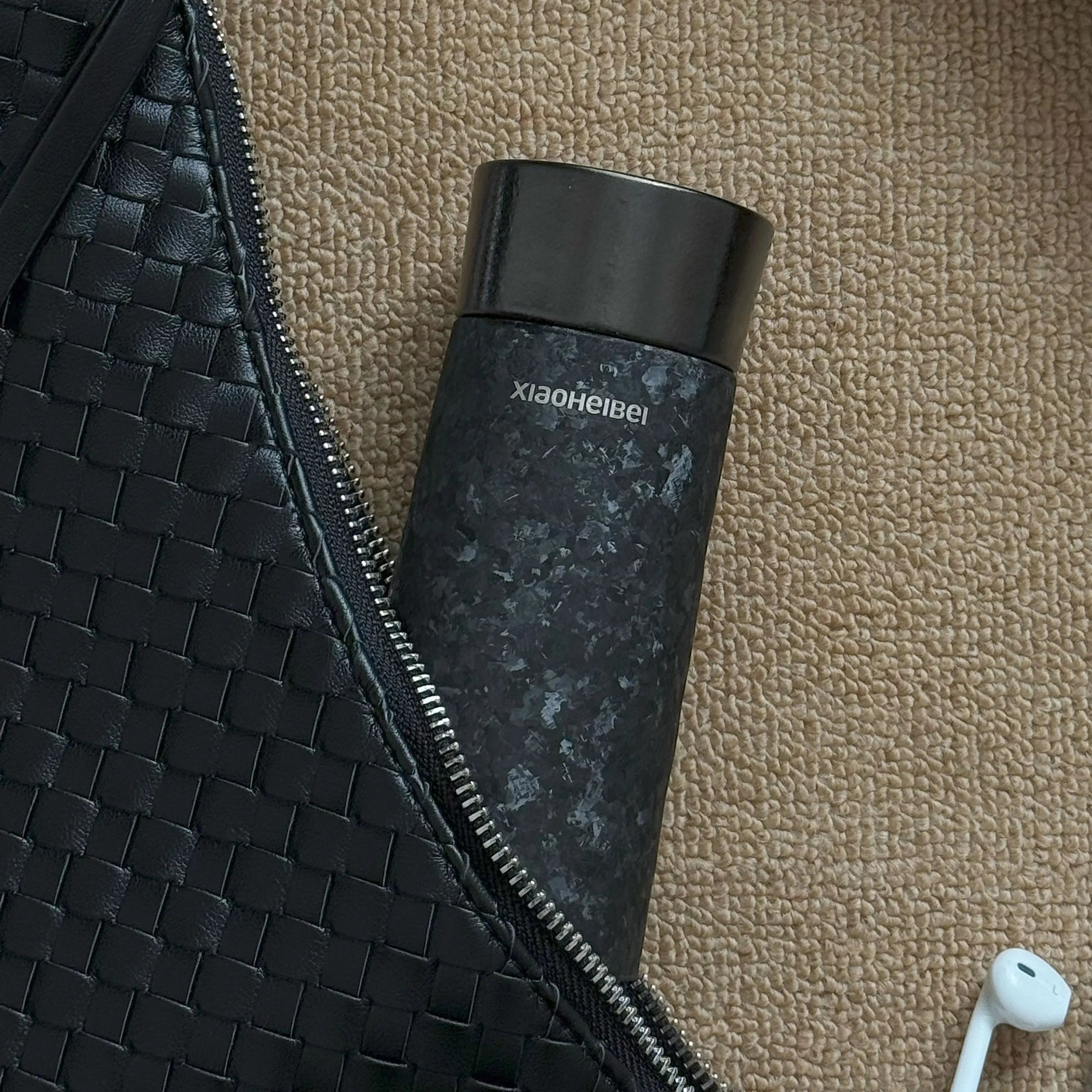Pure Titanium Pocket Vacuum Insulated Flask – BlackInTi