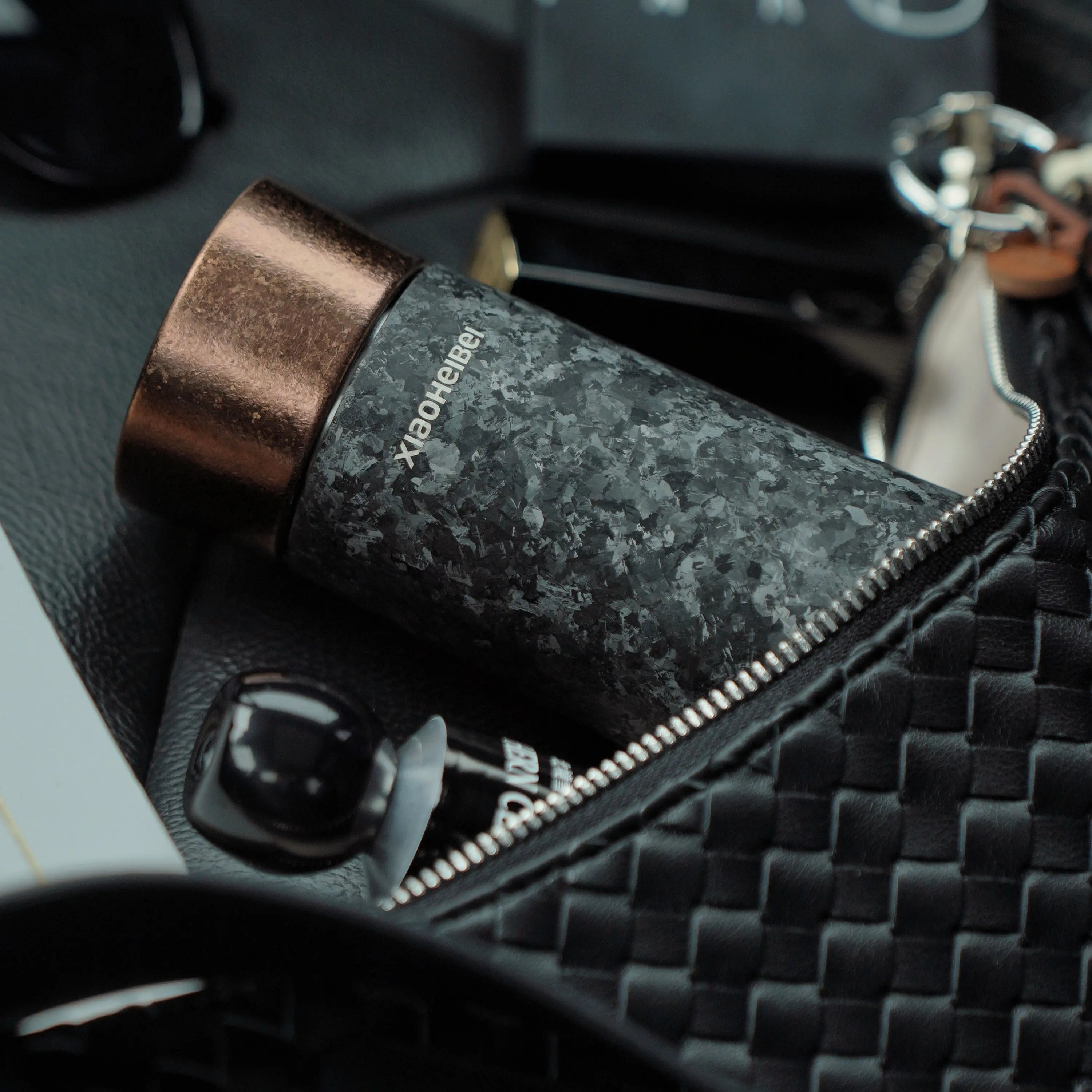 Pure Titanium Pocket Vacuum Insulated Flask – BlackInTi