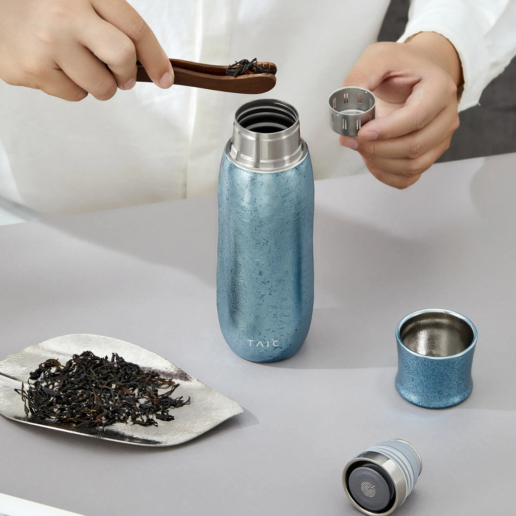 Pure Titanium Vacuum Tea Infuser Tumbler