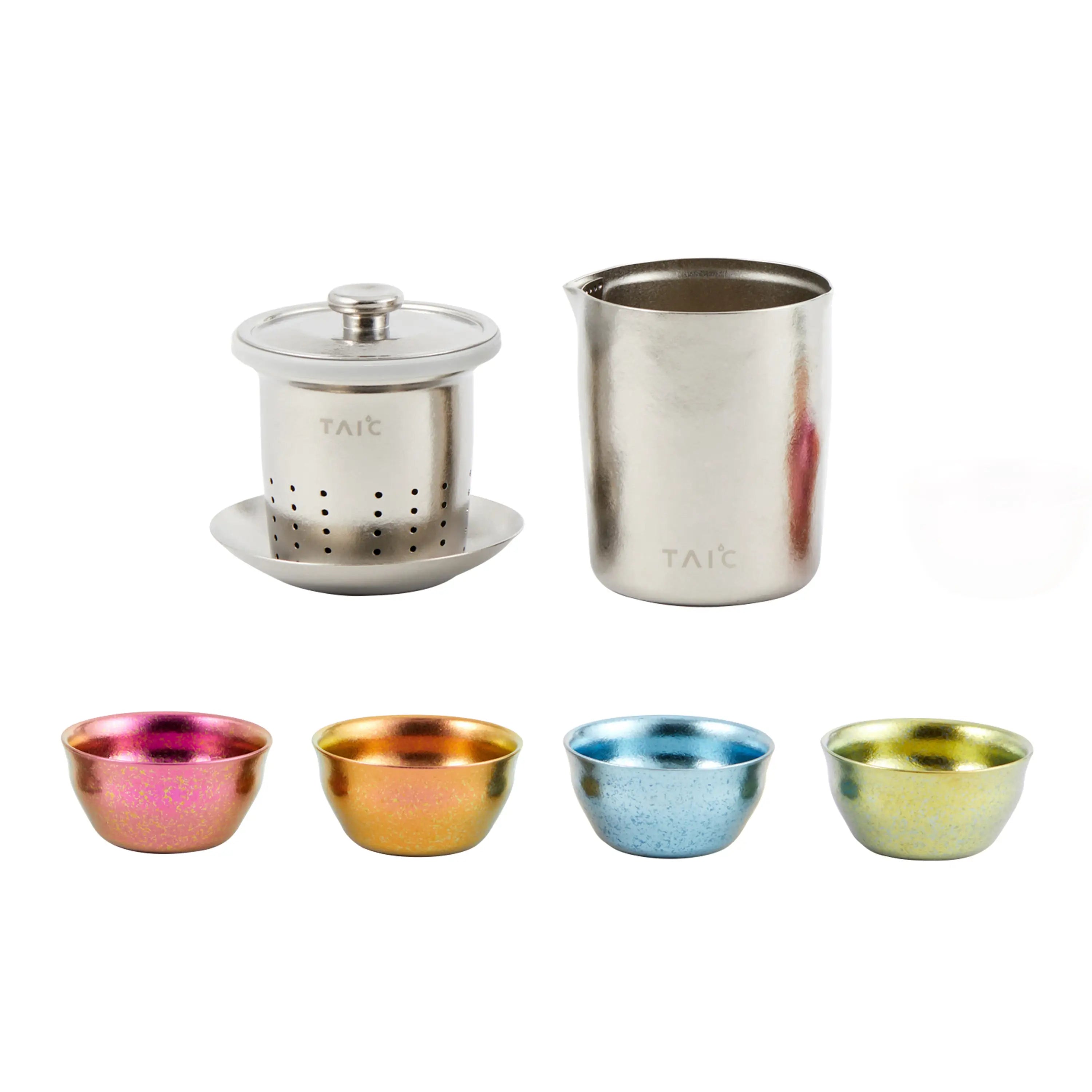 PURE TITANIUM TRAVEL TEA SET