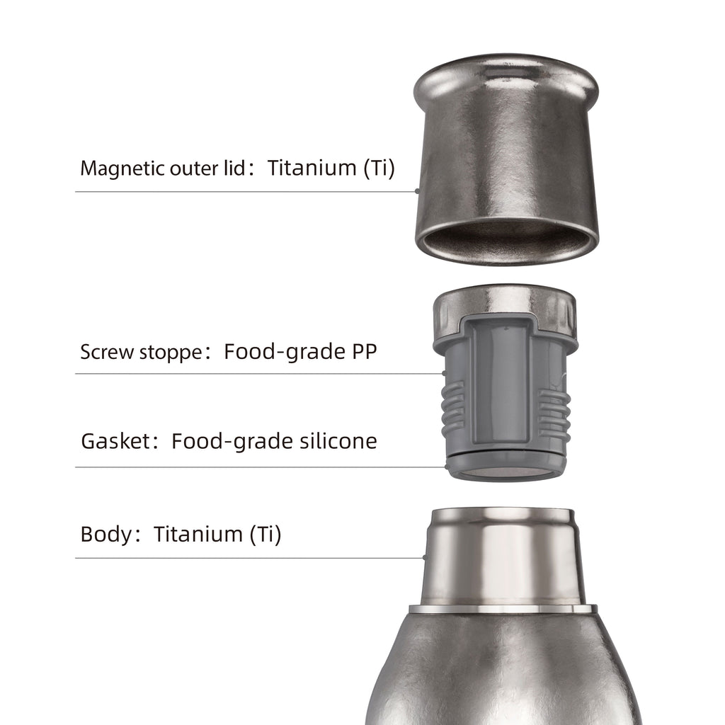 PURE TITANIUM THERMAL FLASK