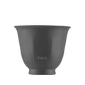 TAIC double-wall vacuum insulated pure titanium master cup in graphite grey, front view