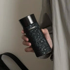 Pure Titanium Pocket Vacuum Insulated Flask – BlackInTi