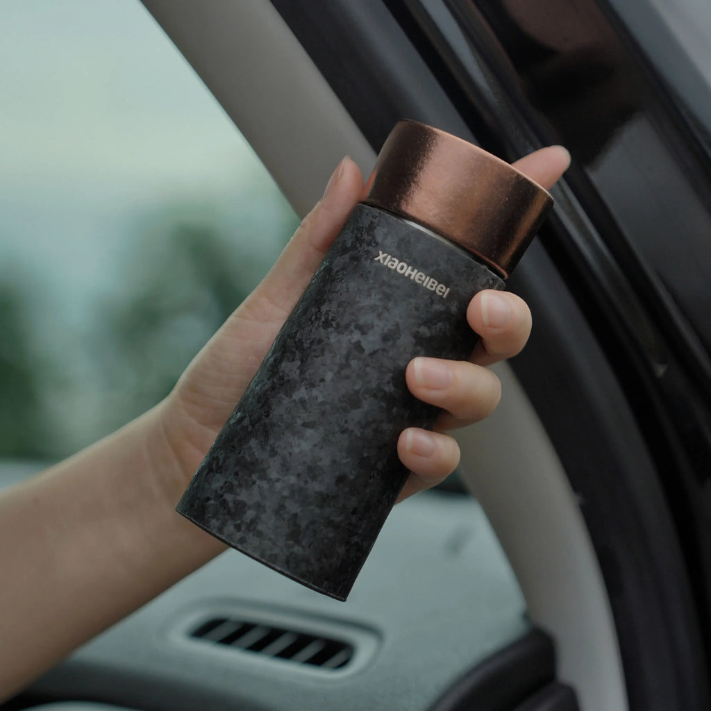 Pure Titanium Pocket Vacuum Insulated Flask – BlackInTi