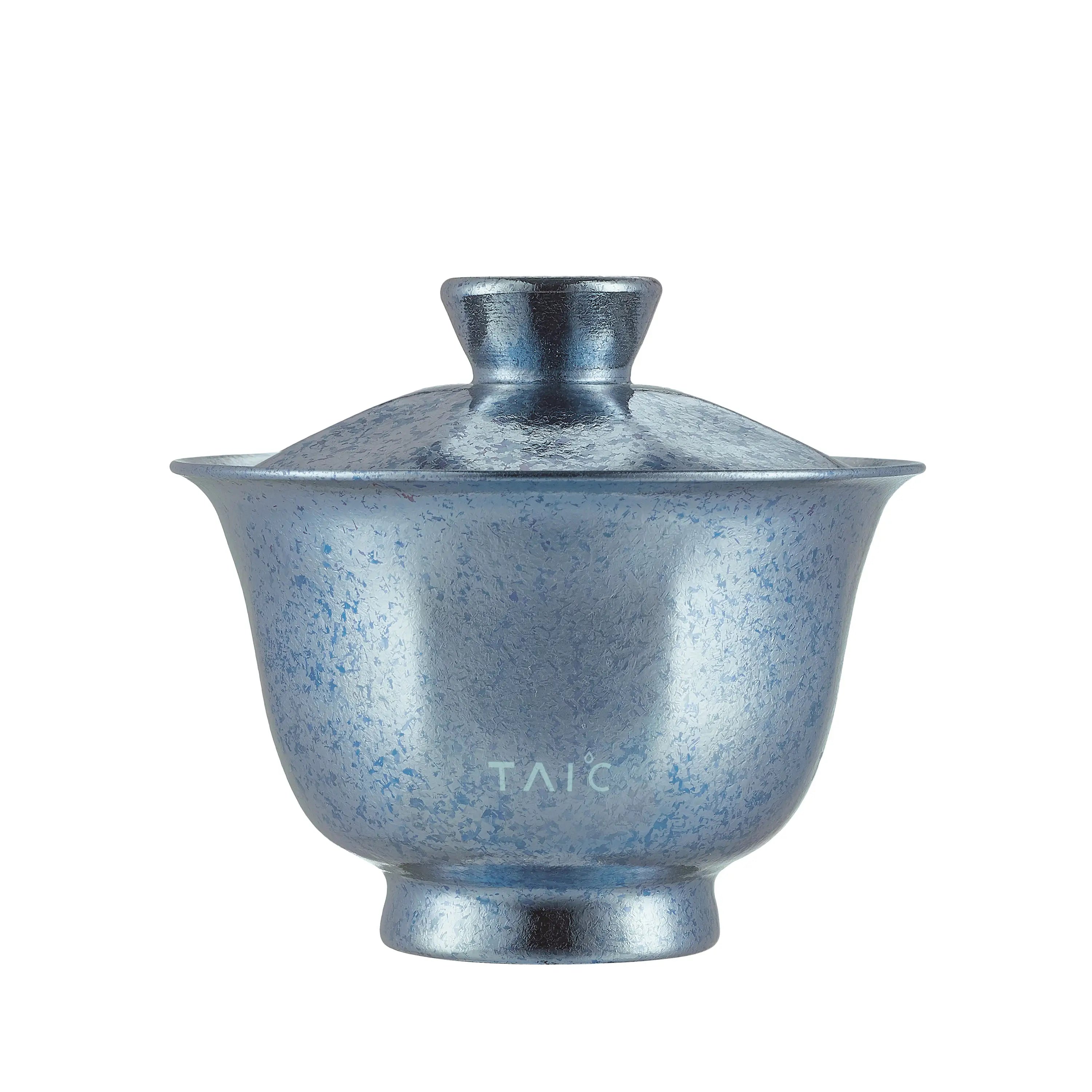 Double-Wall Vacuum Insulated Pure Titanium Gaiwan