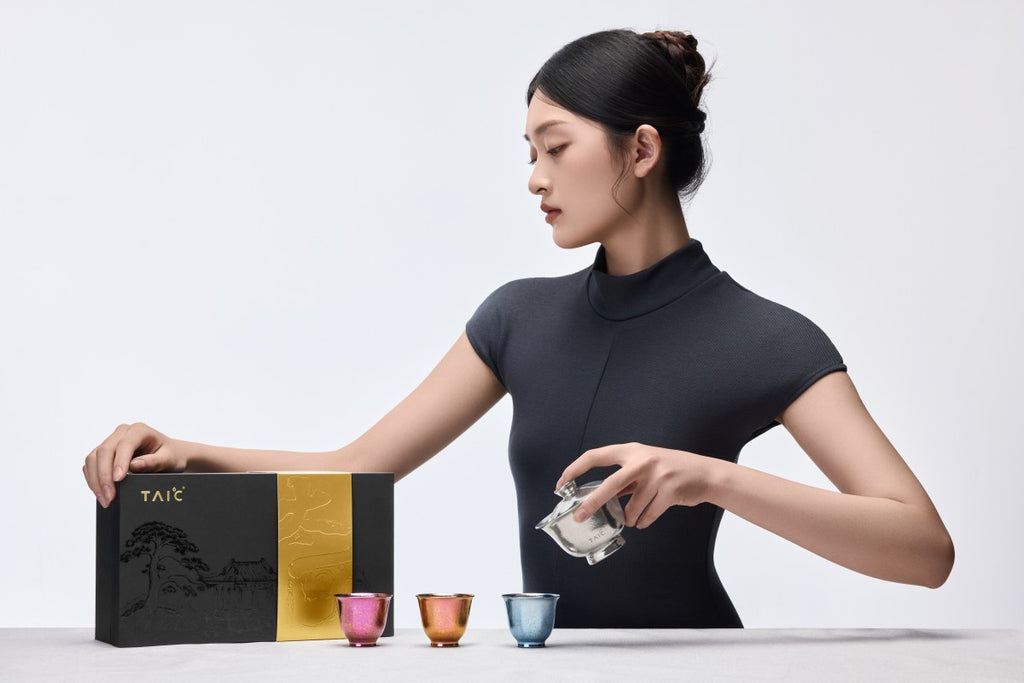 Pure Titanium Gaiwan Tea Set