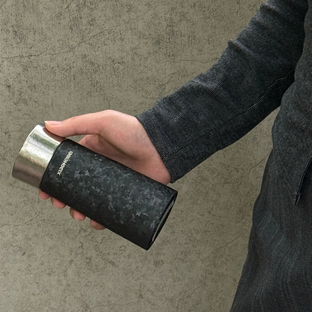 Pure Titanium Pocket Vacuum Insulated Flask – BlackInTi
